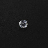 WHITE AQUAMARINE CUT ROUND 1.20MM 0.01 Cts.