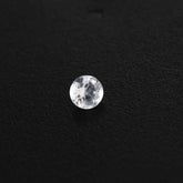 WHITE AQUAMARINE CUT ROUND 1.40MM 0.01 Cts.