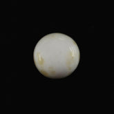 WHITE ONYX ROUND CAB (WITH BROWN SPOTS) 4MM 0.26 Cts.