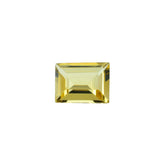 YELLOW BERYL CUT BAGUETTE (DARK)(SI) 8.00X6.00 MM 1.33 Cts.