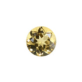 YELLOW AQUAMARINE CUT ROUND 6MM 0.73 Cts.