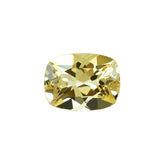 YELLOW BERYL CUT CUSHION (DARK)(SI) 8.00X6.00 MM 1.40 Cts.