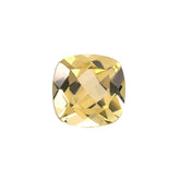 YELLOW BERYL CUT CUSHION (DARK) 7.00X7.00 MM 1.38 Cts.