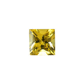 YELLOW BERYL PRINCESS CUT SQUARE (DARK) 5.00X5.00 MM 0.65 Cts.