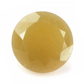 YELLOW OPAL CUT ROUND 15MM 9.06 Cts.