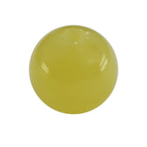 YELLOW OPAL PLAIN ROUND BALLS (FULL DRILL 1.50MM) 8MM 2.59 Cts.