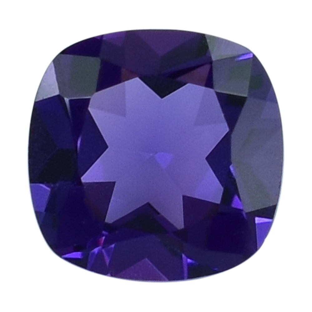 AFRICAN AMETHYST CUT CUSHION (AAA)(CLEAN) 5.00X5.00 MM 0.52 Cts.