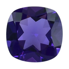 AFRICAN AMETHYST CUT CUSHION (AAA)(CLEAN) 5.00X5.00 MM 0.52 Cts.