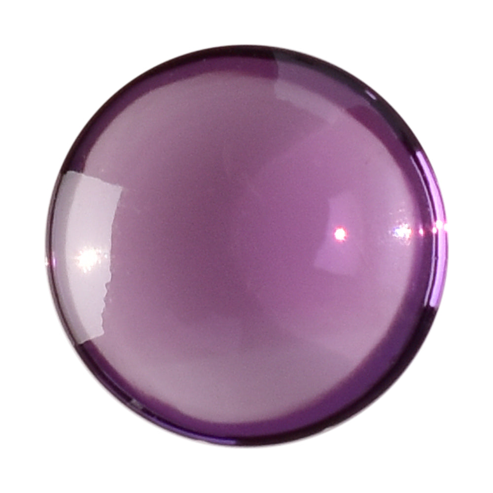 AFRICAN AMETHYST PLAIN LENTIL ROUND 8.00X8.00 MM 1.08 Cts.