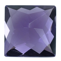 AFRICAN AMETHYST CHECKER CUT SQUARE (A) 6MM 1.20 Cts.