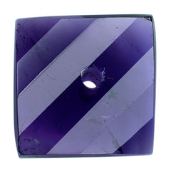 AFRICAN AMETHYST TWISTED & SQUARE 10MM (AAA/SI) (FULL DRILL 1.00MM) 4.03 Cts.