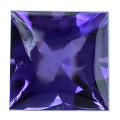 AFRICAN AMETHYST BUFFTOP PRINCESS CUT SQUARE 6MM  (AA) 1.26 Cts.