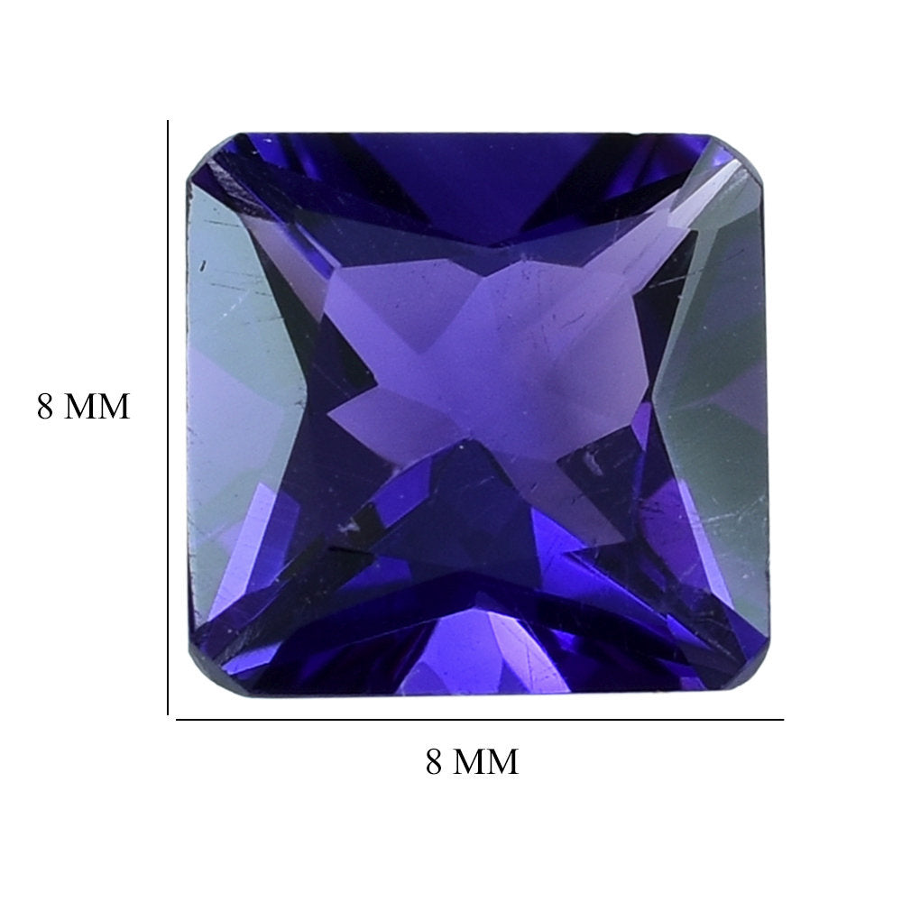 AFRICAN AMETHYST CUT SQUARE - OCTAGON (AAA) 8MM 1.88 Cts.