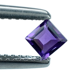 AFRICAN AMETHYST CUT SQUARE (AA) 3.50MM 0.24 Cts.