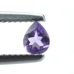 AMETHYST AFRICAN CUT PEAR (A) 5.00X4.00MM 0.28 Cts.