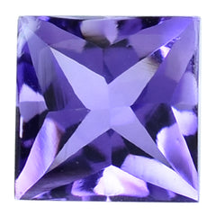 AFRICAN AMETHYST BUFFTOP PRINCESS CUT SQUARE (AAA) 6MM 1.21 Cts.