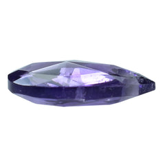 AFRICAN AMETHYST ROSE CUT BRIOLETTE PEAR (AA/SI) 12X8MM 2.03 Cts.