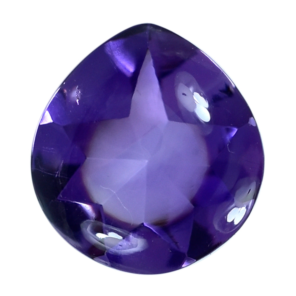 AFRICAN AMETHYST BUFFTOP PEAR (AA) 10X9MM 3.15 Cts.