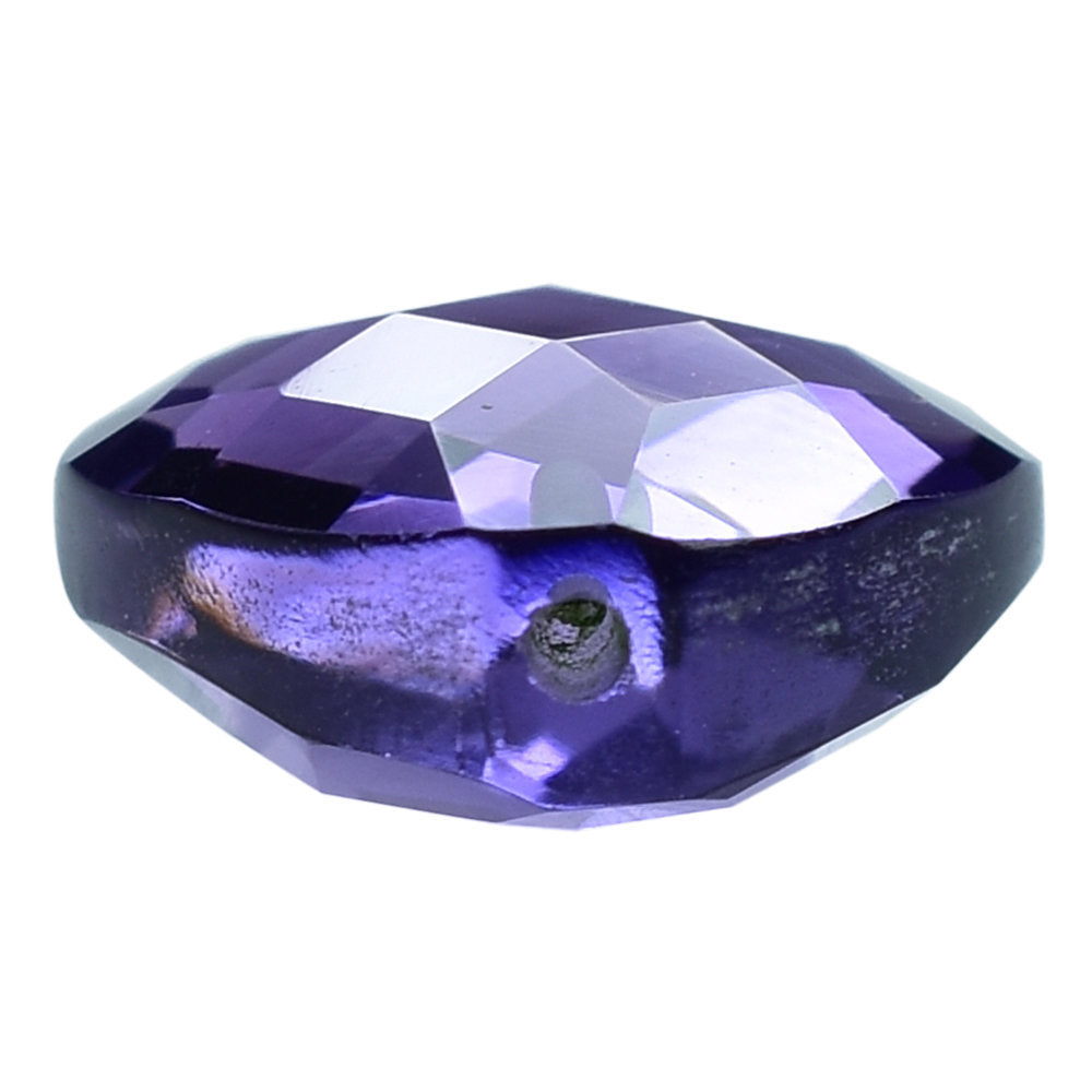 AFRICAN AMETHYST BRIOLETTE HEART (HALF DRILL 0.80MM) (AA/CLEAN) 10MM 3.28 Cts.