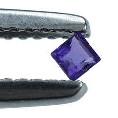 AFRICAN AMETHYST CUT SQUARE 2MM 0.09 Cts.