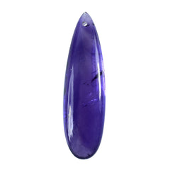 AFRICAN AMETHYST LENTIL PEAR (FULL DRILL 0.90MM) (AAA/HI) 35X10MM 17.44 Cts.