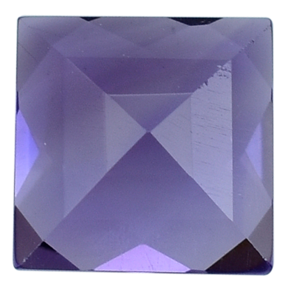 AFRICAN AMETHYST CHECKER CUT SQUARE 4.50MM 0.49 Cts.