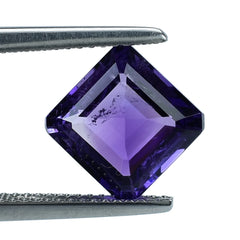 AFRICAN AMETHYST CUT SQUARE - OCTAGON 9.00MM (AAA/SI) 3.40 Cts.