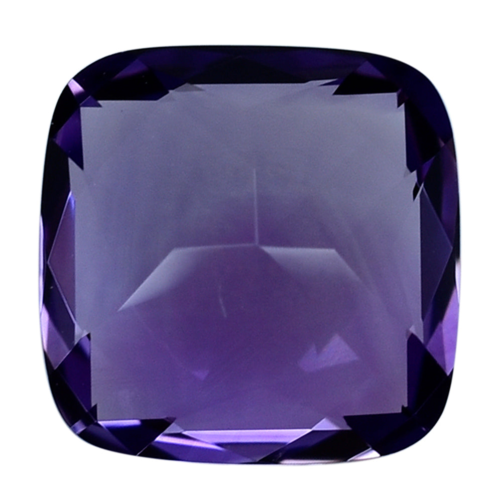 AFRICAN AMETHYST PRINCESS CUT CUSHION 8.00MM 2.04 Cts.
