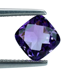 AFRICAN AMETHYST PRINCESS CUT CUSHION 8.00MM 2.04 Cts.