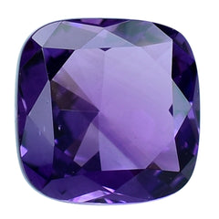 AFRICAN AMETHYST PRINCESS CUT CUSHION 6.00MM 0.96 Cts.