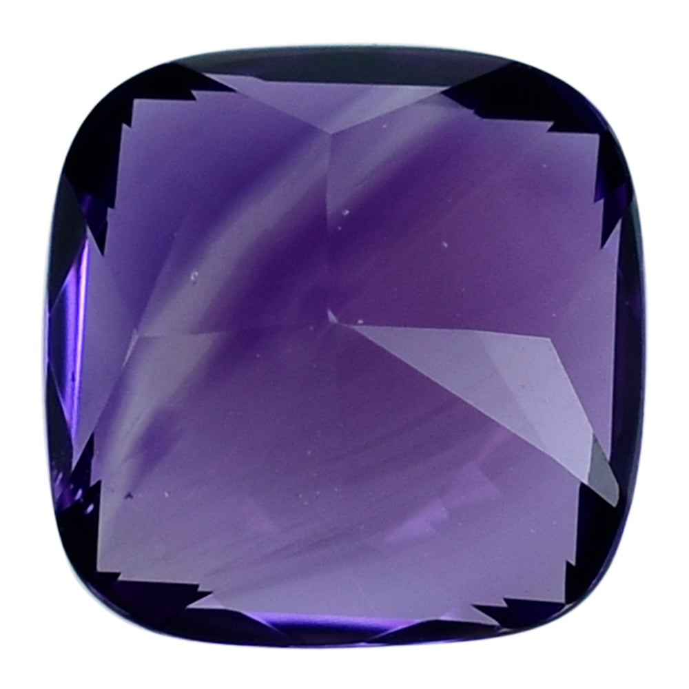 AFRICAN AMETHYST PRINCESS CUT CUSHION 6.00MM 0.96 Cts.