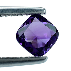AFRICAN AMETHYST PRINCESS CUT CUSHION 6.00MM 0.96 Cts.