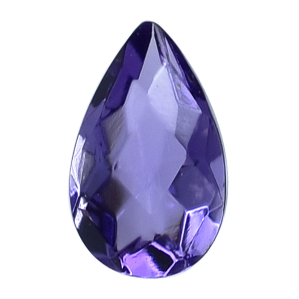 AFRICAN AMETHYST CHECKER CUT PEAR (AA) 5X3MM 0.22 Cts.