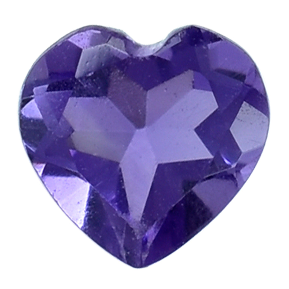 AFRICAN AMETHYST CUT HEART 4.00MM 0.20 Cts.