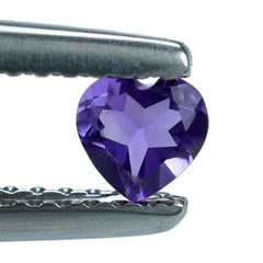AFRICAN AMETHYST CUT HEART 4.00MM 0.20 Cts.