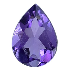 AFRICAN AMETHYST CUT PEAR (AA) 4X3MM 0.13 Cts.