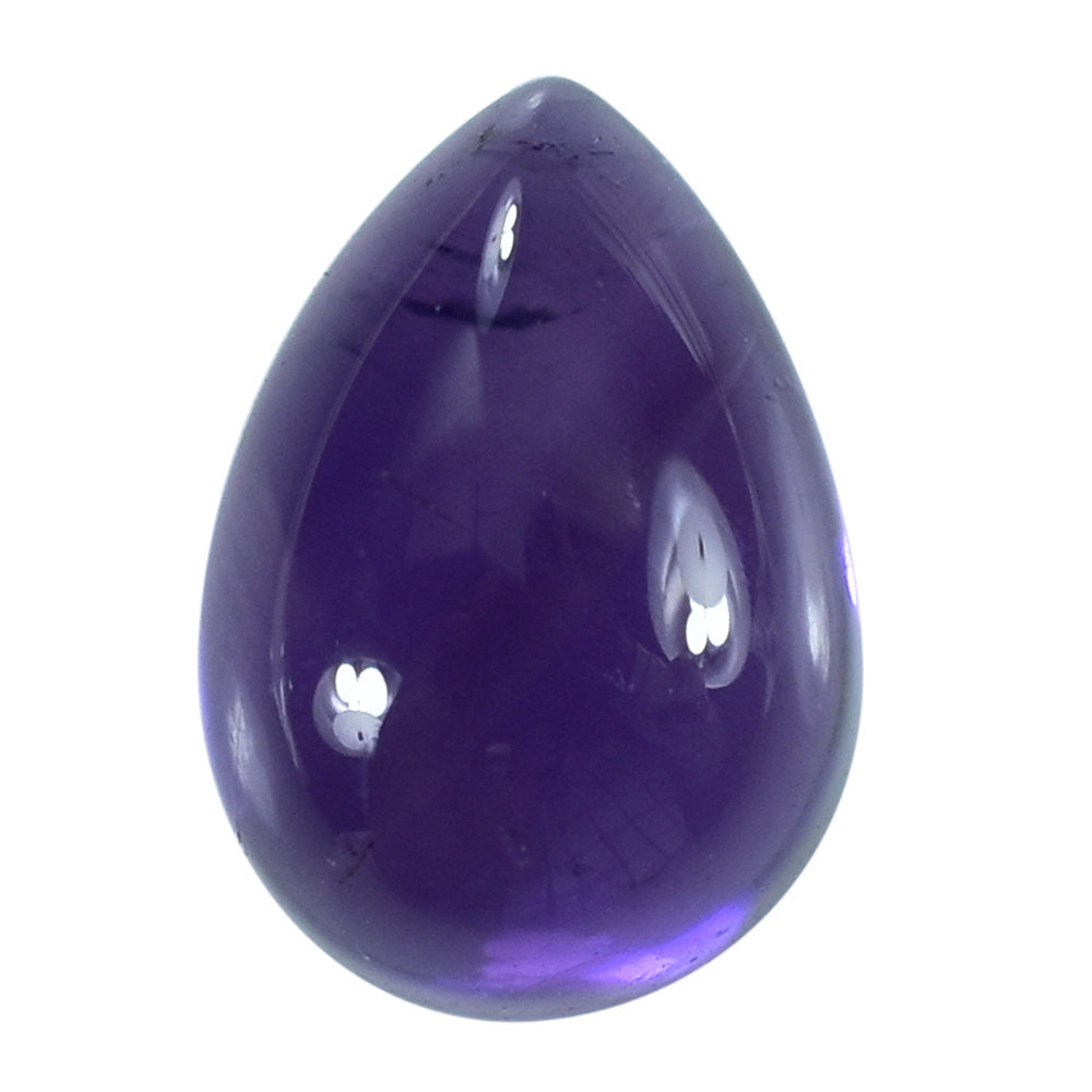 AFRICAN AMETHYST PEAR CAB 10X7MM 2.33 Cts.