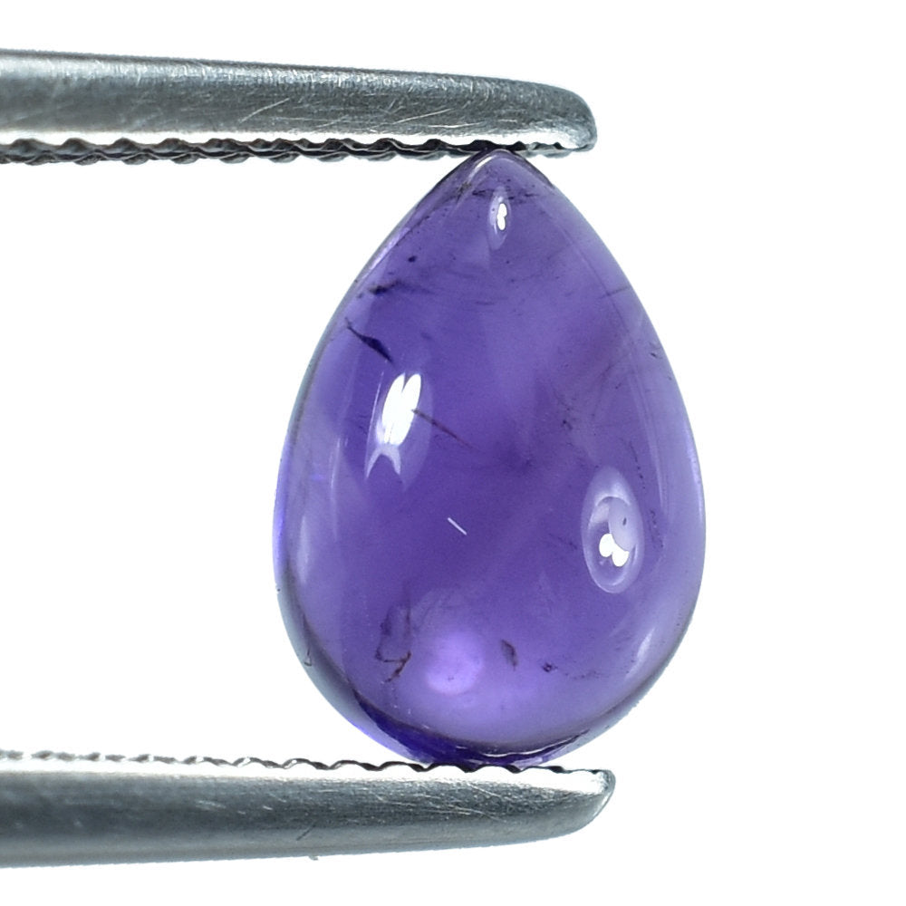 AFRICAN AMETHYST PEAR CAB 10X7MM 2.33 Cts.