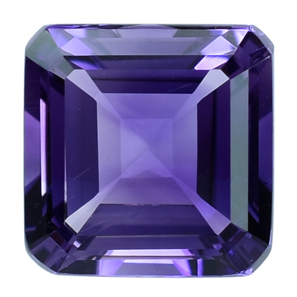 AFRICAN AMETHYST CUT SQUARE - OCTAGON (AAA) 9.00MM 3.35 Cts.