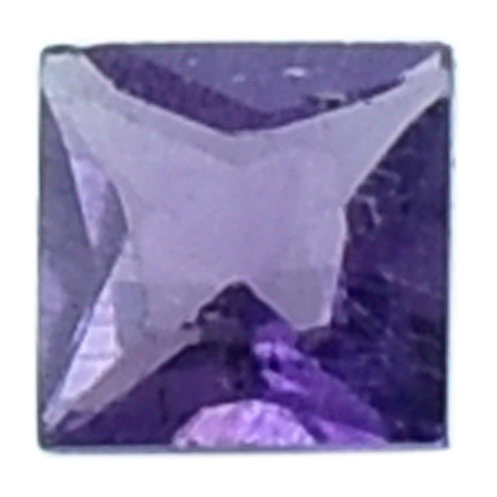 AFRICAN AMETHYST PRINCESS CUT SQUARE 1.25MM 0.01 Cts.