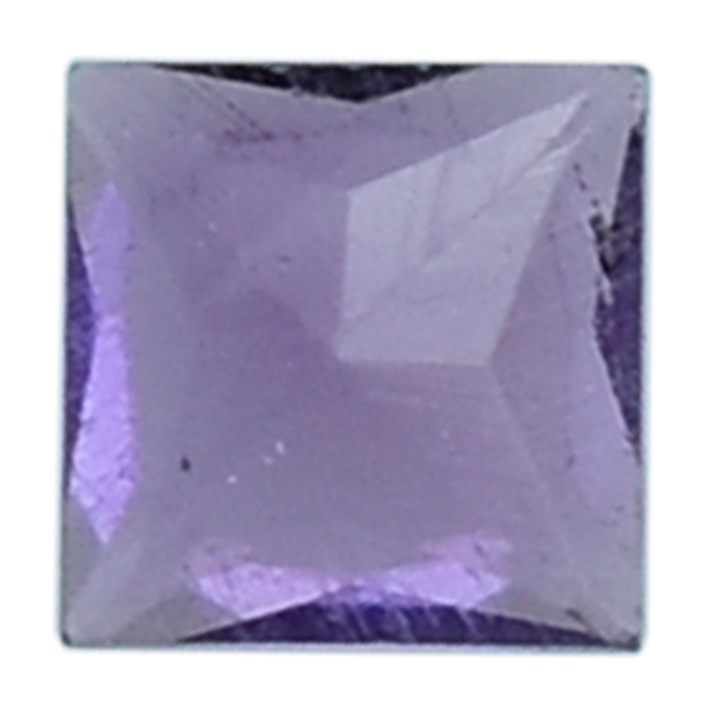 AFRICAN AMETHYST PRINCESS CUT SQUARE 1.25MM 0.01 Cts.