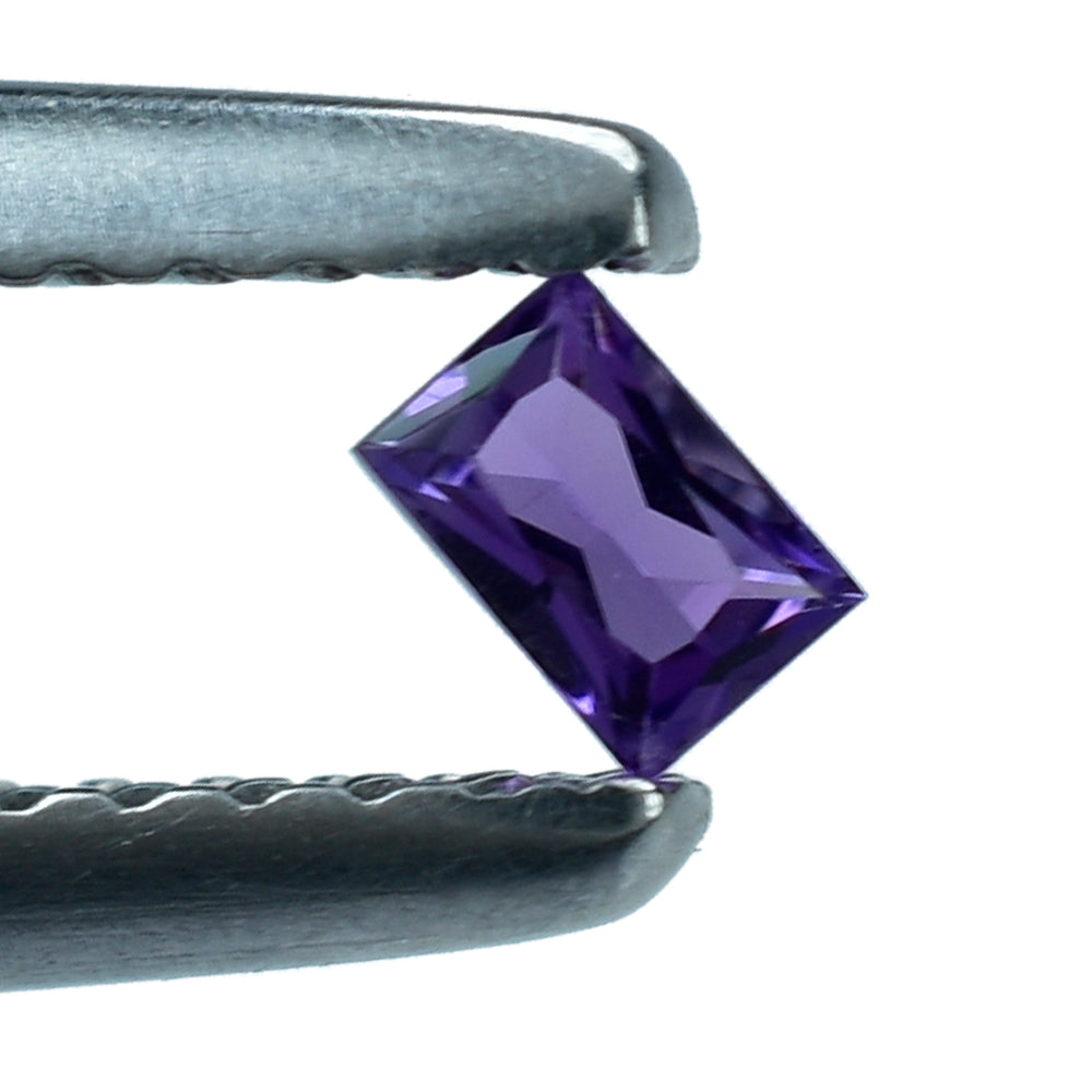 AFRICAN AMETHYST PRINCESS CUT BAGUETTE (AAA/TOP) 3X2MM 0.07 Cts.