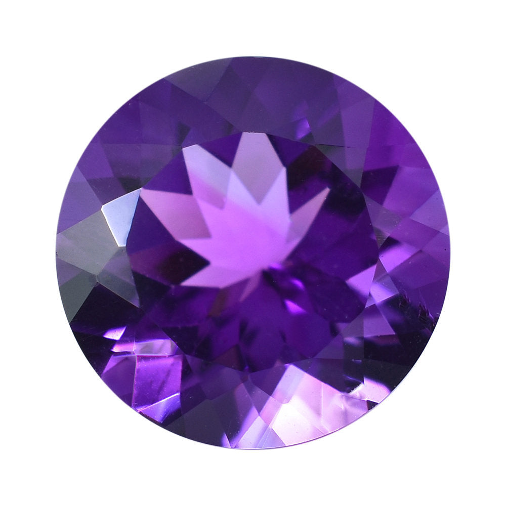 AMETHYST AFRICAN ROUND CUT (AAA/CLEAN) 10.00X10.00 MM  3.14Cts