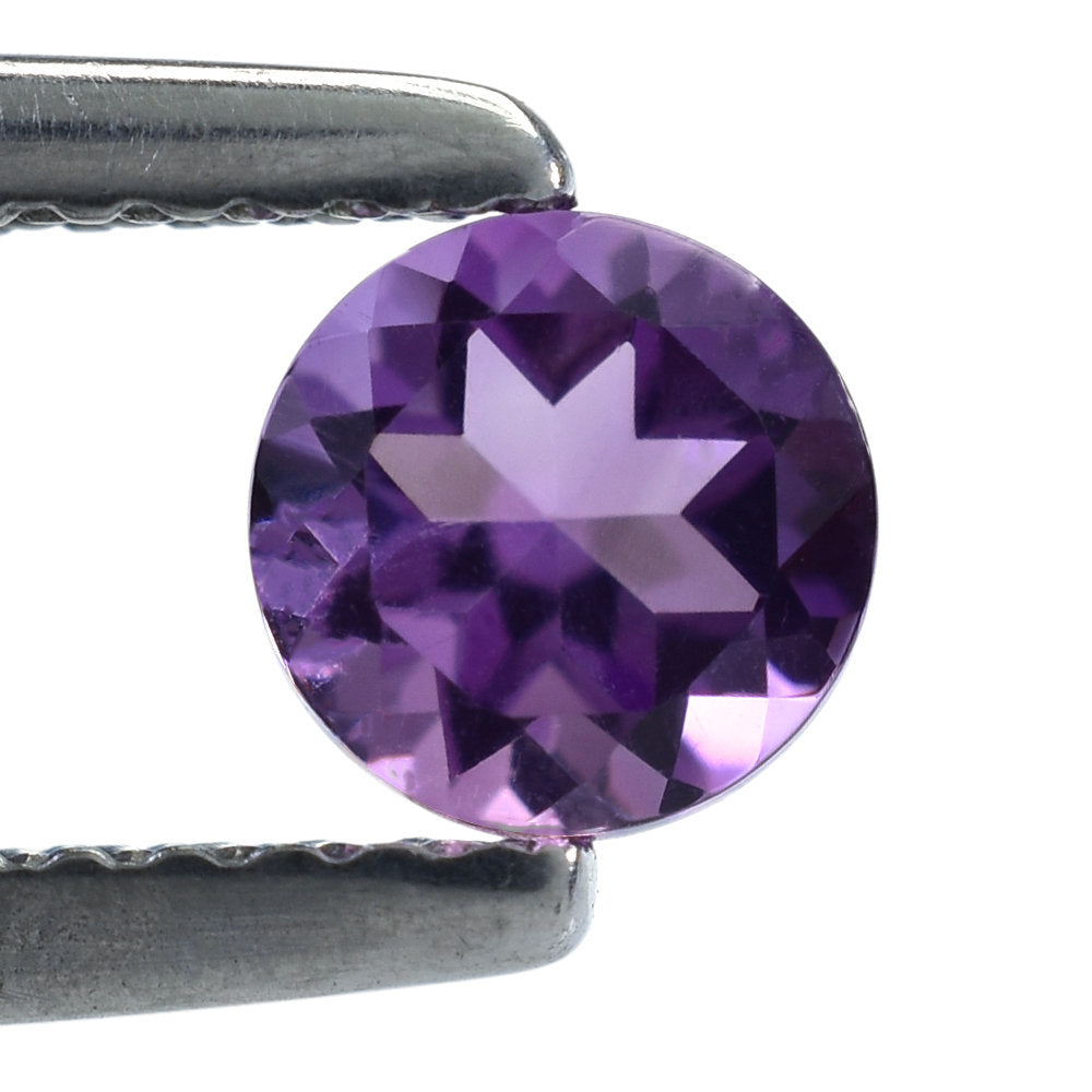 AMETHYST AFRICAN ROUND CUT (AA/CLEAN) 5.00X5.00 MM 0.43 Cts