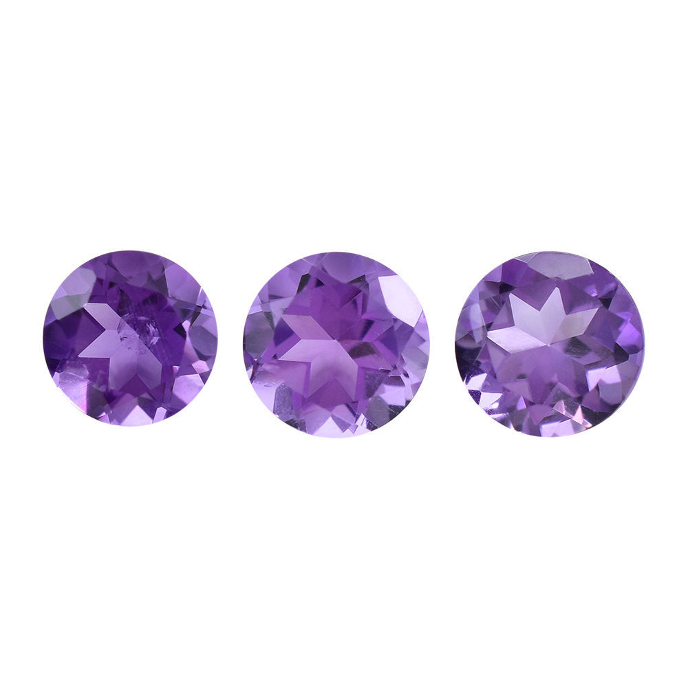 AMETHYST AFRICAN ROUND CUT (AA/CLEAN) 5.00X5.00 MM 0.43 Cts