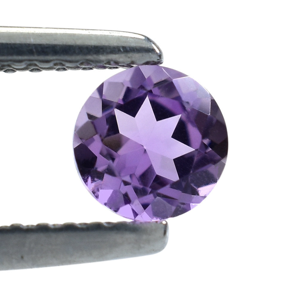 AMETHYST AFRICAN ROUND CUT (A/CLEAN) 5.00X5.00 MM 0.43 Cts