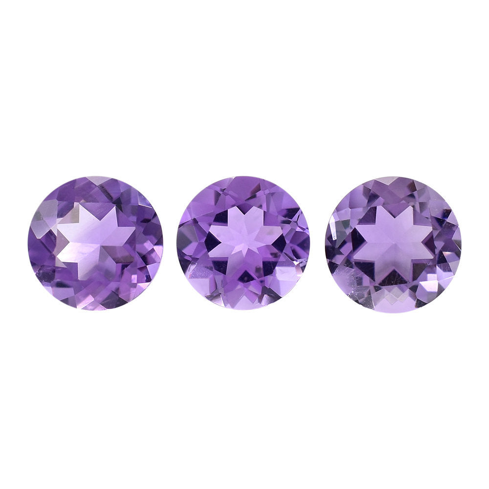 AMETHYST AFRICAN ROUND CUT (A/CLEAN) 5.00X5.00 MM 0.43 Cts