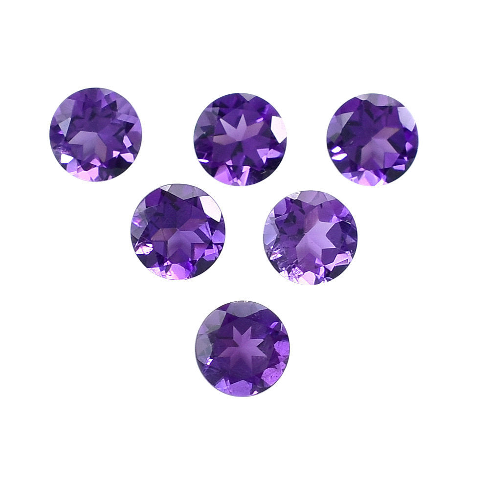 AMETHYST AFRICAN ROUND CUT (AAA/CLEAN) 5.00X5.00 MM 0.45 Cts