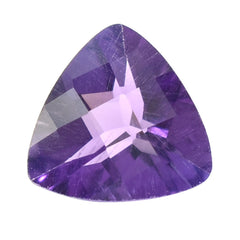 AMETHYST AFRICAN TRILLION CHECKER (AAA/VSI) 6.00X6.00 MM 0.59 Cts