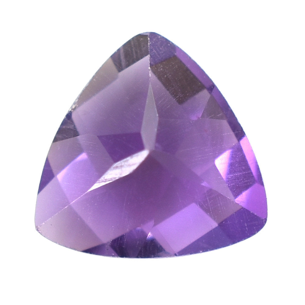 AMETHYST AFRICAN TRILLION CHECKER (AAA/VSI) 6.00X6.00 MM 0.59 Cts